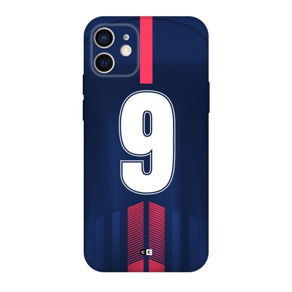 Jersy No 9 Back Case for iPhone 12 Pro